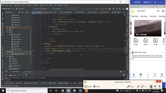 Flutter Design Card, Column, Row (Property App) смотреть онлайн