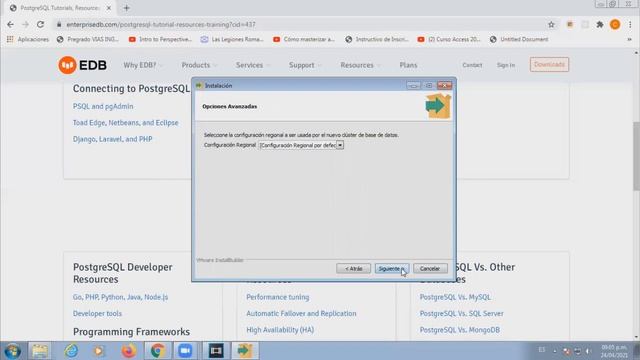 2. Instalando el servidor de PostgreSQL смотреть онлайн