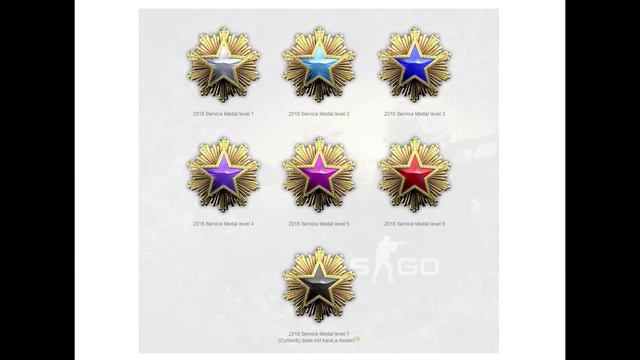 МЕДАЛЬ ЗА СЛУЖБУ 2016 CS:GO (Service medal CS:GO) смотреть онлайн