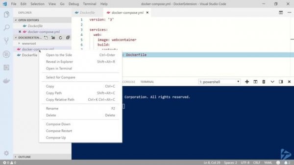 How To Use The Docker Extension For Visual Studio Code To Run Containers With Docker Compose