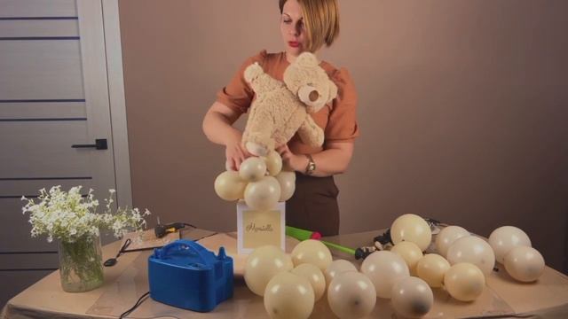 Balloons decorations, декор из Шаров, декорируем столы гостей смотреть онлайн