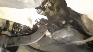 замена передней левой подушки двигателя мерседес w211