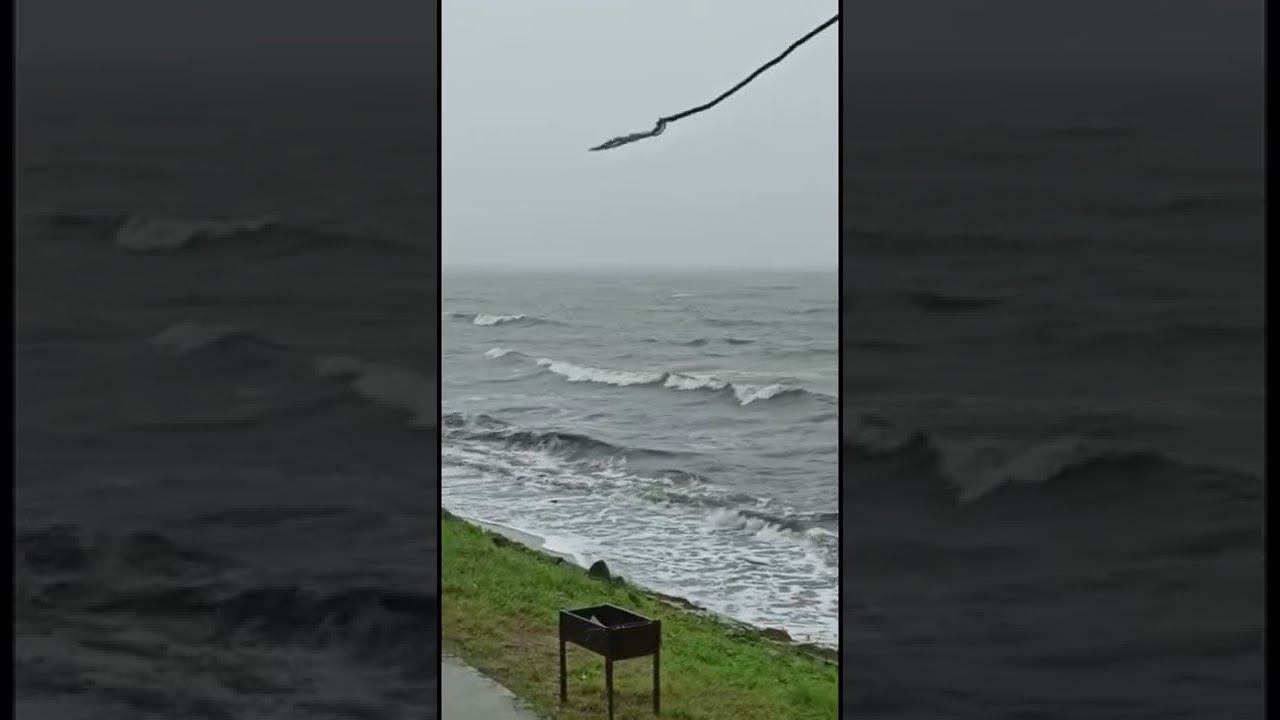 Японское море штормит. Дожди в Приморском крае. Посёлок Славянка.#shorts #море смотреть онлайн