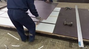 МОНТАЖ ТРАНСПОРТНОЙ ФАНЕРЫ НА ОСНОВАНИЕ ПОЛА ФУРГОНА ГАЗЕЛЬ 8 ПОЛЕТ