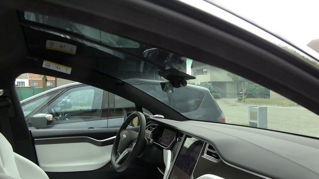 Blackvue DR900S-4CH dashcam setup in Tesla Model X смотреть онлайн