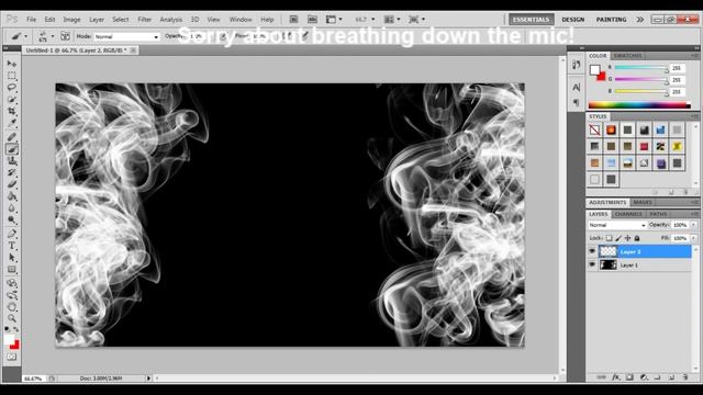 Smoke Effect Overlay | Photoshop CS5 смотреть онлайн