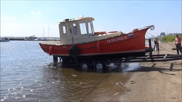 Спуск катера Rufas 22 смотреть онлайн