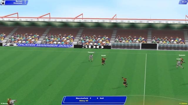 Swansea at Barnet Third Division - Player Manager 2000 PC смотреть онлайн