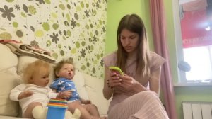 Время после дневного сна с 2 реборнами Лиамом и Есенией День с реборнами часть 3 Evening with rebor