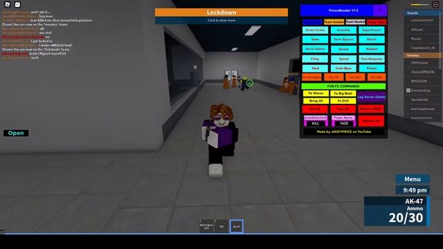 Roblox Prison Life, Prison Breaker Script! (OP) смотреть онлайн