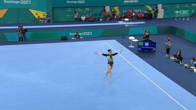 Barbara Achondo (CHI), FX, 2023 Pan Am Games All Around Final смотреть онлайн