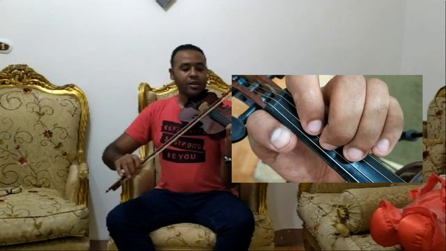 تعليم عزف اغنيه تياتنك بشكل مبسطTeaching To Play The Song Titanic In A Very Simple Way On The Violi