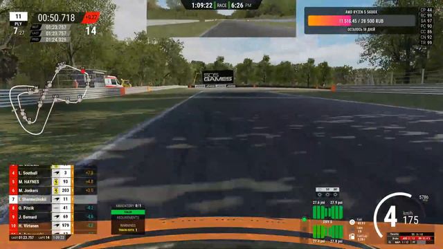 [RU/EN] ACC ACR GT3 Earth Tour Season 7 | Round (2/10) - Brands Hatch смотреть онлайн