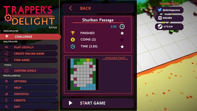 [Indie] Trapper's Delight: Introduction and review (reflexion game, build and avoid traps) смотреть онлайн