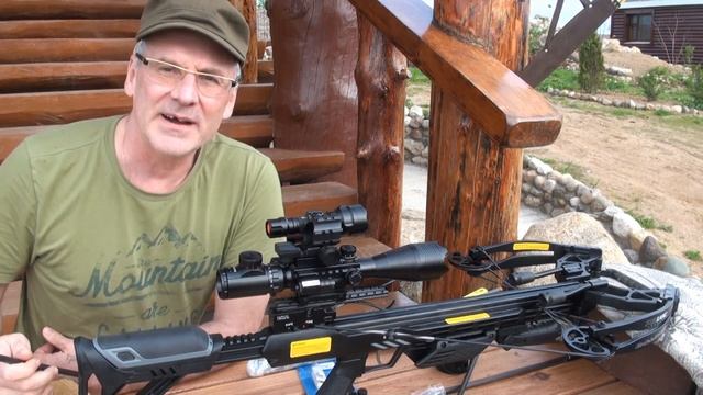 Пристрелка арбалета PoeLang Ballistica-410 с лазерно-коллиматорным прицельным комплексом смотреть онлайн