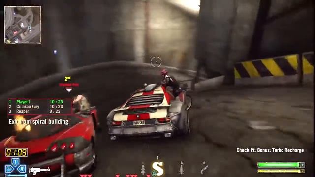 Twisted Metal PS3 Gameplay - Check Point Race - Diesel City | WikiGameGuides смотреть онлайн