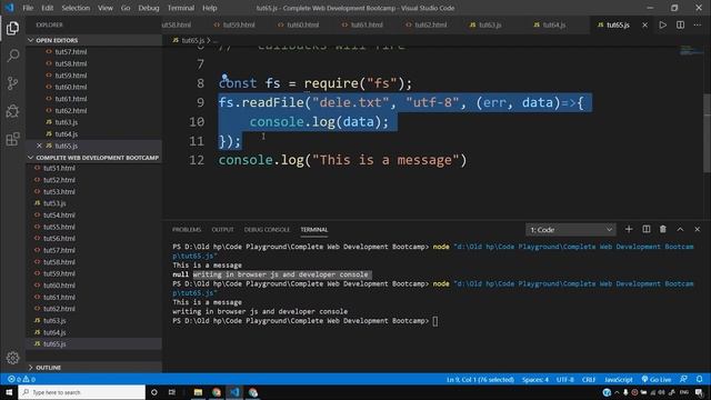 Backend Tutorial: Blocking vs Non-Blocking execution | Web Development Tutorials #65 смотреть онлайн