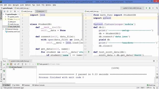 Python Unit Testing With Pytest 5 - Using PyCharm to run pytest tests смотреть онлайн