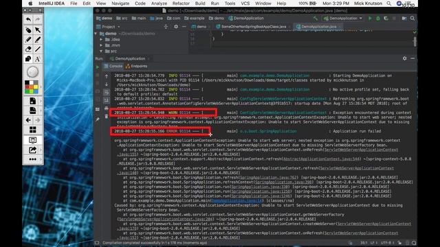Missing ServletWebServerFactory Spring Boot Bean смотреть онлайн