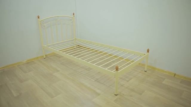 Монро мини металлическая односпальная кровать, фабрика "Металл Дизайн" смотреть онлайн