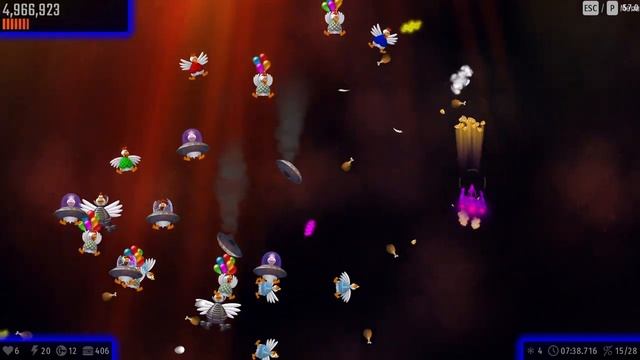 Chicken Invaders Universe [EARLY ACCESS 101.2] - Yet, another BX-7 test with condersers смотреть онлайн