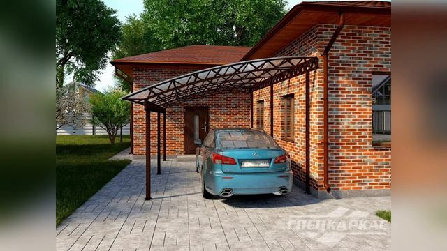 Проекты навесов НАВЕСЫ ИЗ ПОЛИКАРБОНАТА 4 смотреть онлайн