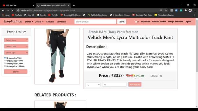 Online Clothes Shopping Project | E-Commerce Project using Java | JSP & Servlet | MySQL | Bootstrap смотреть онлайн
