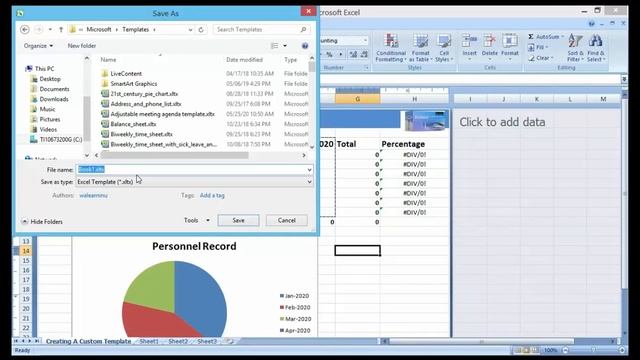 How To Create A Custom Template In Excel Worksheet смотреть онлайн