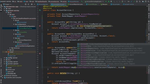 Ders 11 - Java, Spring Cloud ile Microservice Egitimi - Account ve Ticket Servisinin gelistirilmesi смотреть онлайн