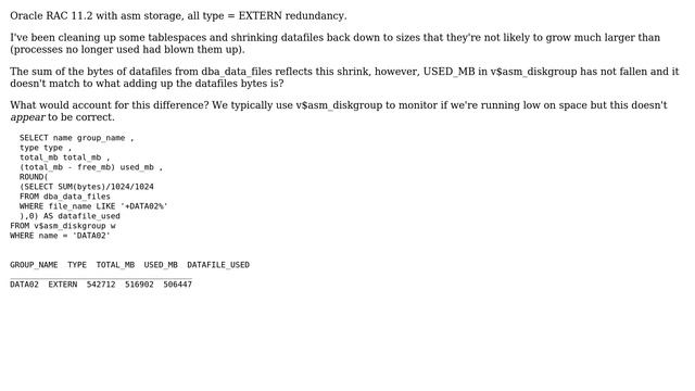 Databases: Oracle ASM: Freeing up space смотреть онлайн