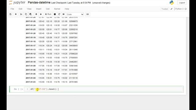 Pandas Time Series: DatetimeIndex and Resampling смотреть онлайн