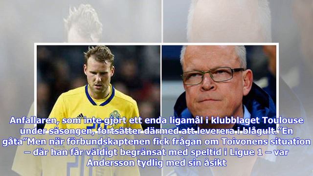 Breaking News | Andersson om Toivonens situation: ”En gåta” смотреть онлайн