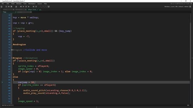 GameMaker Studio 2: Complete Platformer Tutorial (Part 18: Jump buffer) смотреть онлайн