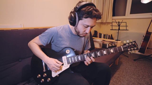 Loop #4 - Blues in A "B.B. King" style loop | Gibson Les Paul Studio '60s Tribute P90 смотреть онлайн