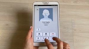 Samsung Galaxy Tab 3 8» 3G  (SM-T311) Incoming call