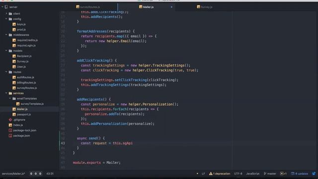 Node with React Sending SendGrid Emails (134) смотреть онлайн