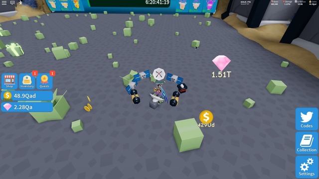 ШОК! ТОПОВЫЙ ЭНЧАНТ В СИМУЛЯТОРЕ РАСПАКОВКИ РОБЛОКС! UNBOXING SIMULATOR ROBLOX смотреть онлайн