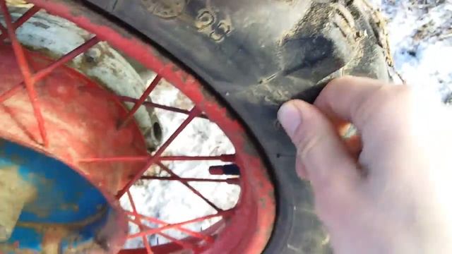 Шипованное колесо на ИЖ своими руками. смотреть онлайн