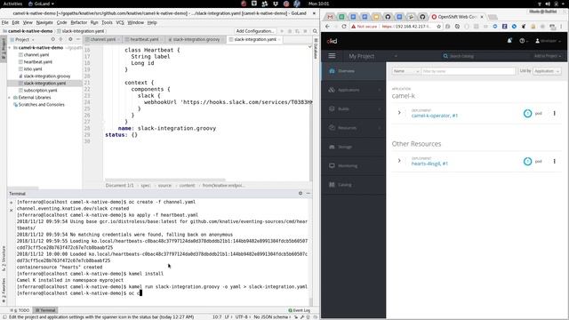 Camel-K-native eventing preview demo смотреть онлайн
