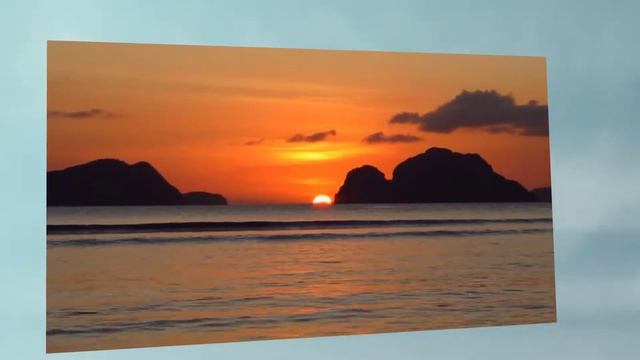 Закат на волнах. Релакс. Шум океана. смотреть онлайн