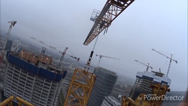 высота170м. наращивание башенного крана liebherr 280 , 500тая секция . смотреть онлайн