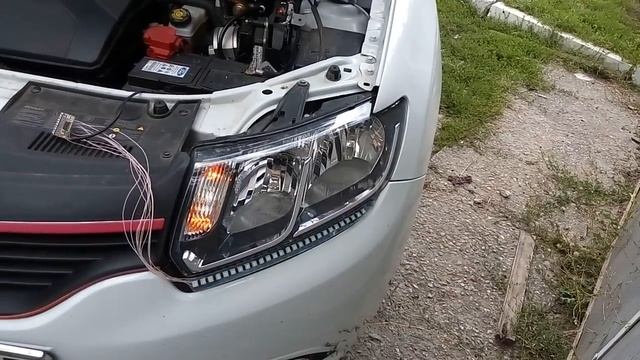 бегущий поворот  sandero II