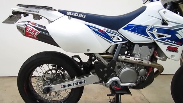 Suzuki DRZ400S DRZ400SM Yoshimura RS2 Exhaust Package Review And Sound Demo By SRmoto.com