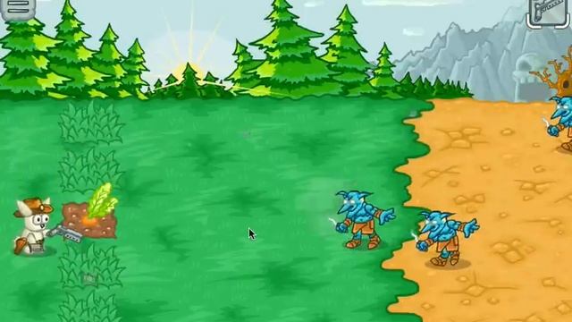 Флеш игра Защитник урожая (Harvest Defender) смотреть онлайн
