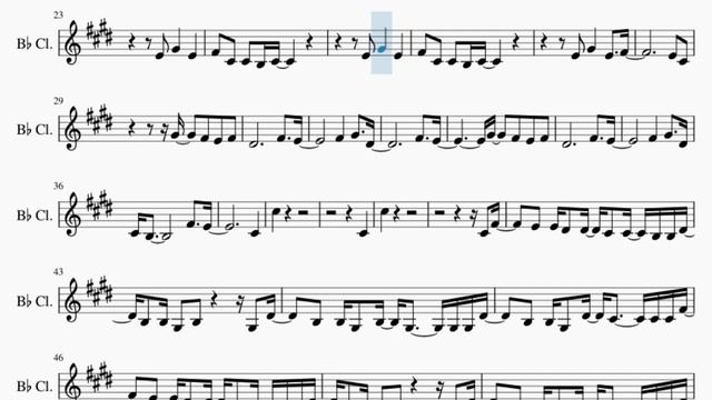 Clarinet Sheet Music: How to play Sacrifice by The Weeknd смотреть онлайн