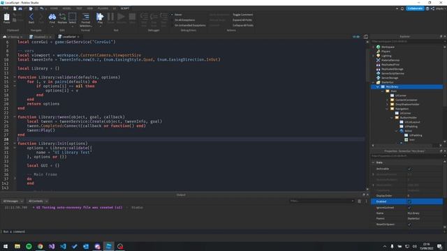 [#5] Roblox UI Library Tutorial – Navigation Scripting смотреть онлайн