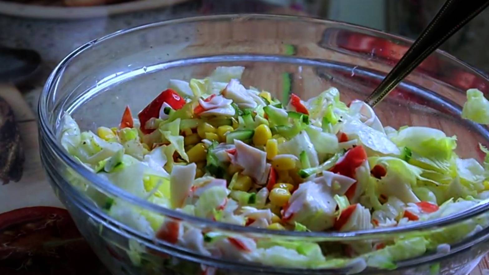 Салат из _крабового мяса_ смотреть онлайн