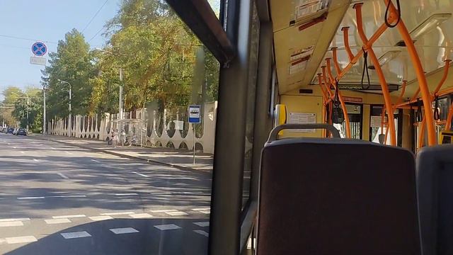 ПОЕЗДКА НА БКМ-321 (БОРТ.№4645) маршрут №55 в парк