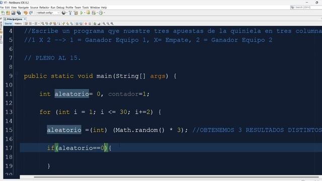 ? Hacer QUINIELA en JAVA | PLENO AL QUINCE en Java | CÓDIGO MUY SENCILLO | Usando Math.Random () ? смотреть онлайн