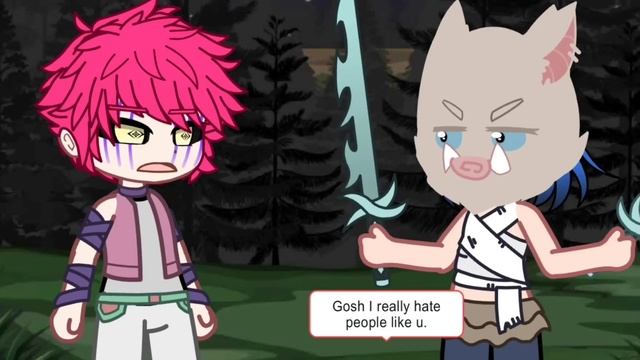 Akaza Meeting Inosuke... || Gacha Club || Meme || Kny || Demon Slayer || Akaza And Inosuke